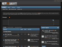 Tablet Screenshot of forums.gtrcanada.com